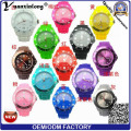 YXL-821 moda mulheres Silicone quartzo pulso Watch mulheres geleia Sport relógio de pulso, senhora marca barata Wtach